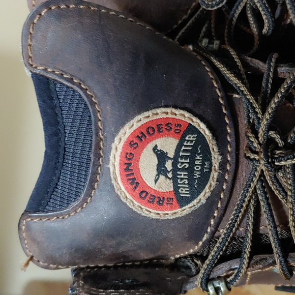 Red Wing Irish Setter Steel Toe Work Boots 6 - Picture 6 of 14